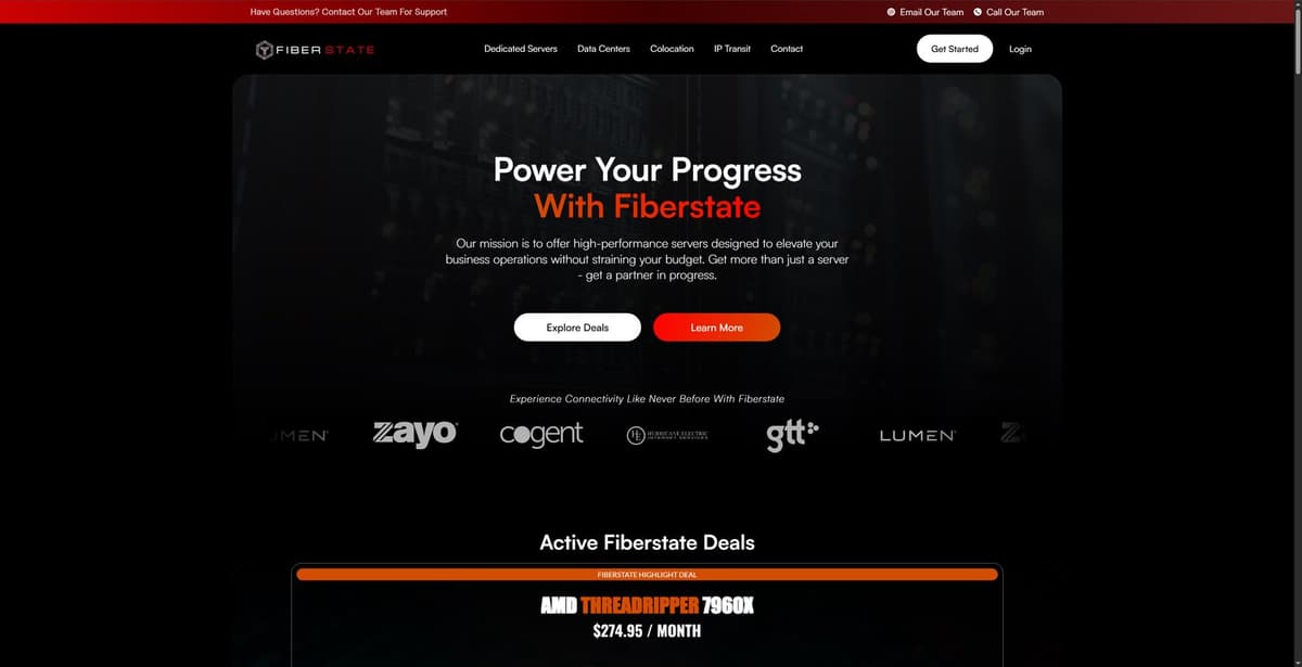 FiberState怎么样?2026最新测评:美国三机房独立服务器、AI算力与100G骨干网络解析
