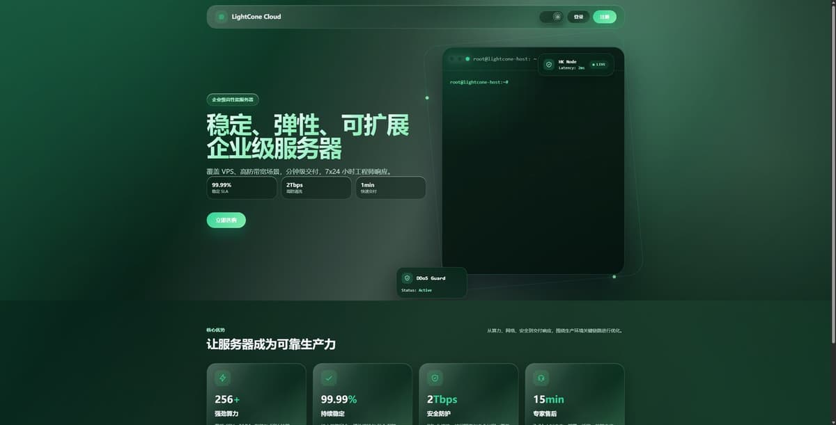 LightCone怎么样?2026最新评测:香港、美国、日本、马来西亚VPS推荐,三网优化、CN2、CMI、高防、住宅ISP云服务器