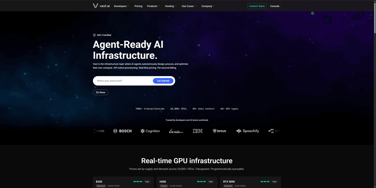 Vast AI服务器测评:2026 年最便宜的 AI GPU 云服务器推荐,4090、5090、H100 租用指南及使用教程