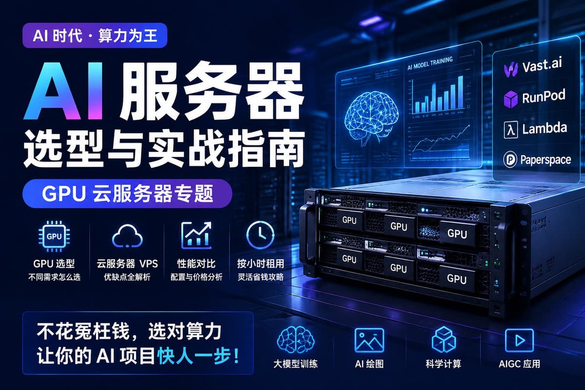 AI算力服务器选型与实战指南(GPU云服务器专题)