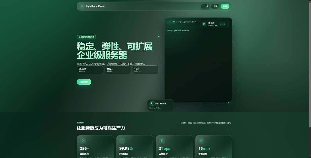 LightCone怎么样?2026最新评测:香港、美国、日本、马来西亚VPS推荐,三网优化、CN2、CMI、高防、住宅ISP云服务器